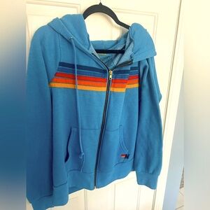 Aviator Nation Classic 5 stripe hoodie (Large)
